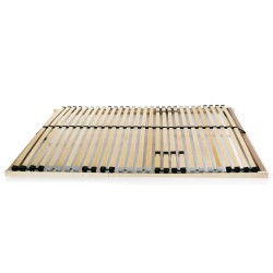 vidaXL Somier de láminas con 28 listones de 7 regiones 100x200 cm
