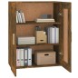 vidaXL Armario pared madera contrachapada roble ahumado 69,5x32,5x90cm