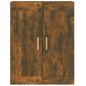 vidaXL Armario pared madera contrachapada roble ahumado 69,5x32,5x90cm
