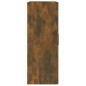 vidaXL Armario pared madera contrachapada roble ahumado 69,5x32,5x90cm