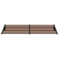 vidaXL Marquesina de puerta policarbonato negro 239x90 cm