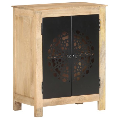 vidaXL Aparador de madera maciza de mango 60x35x75 cm