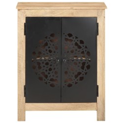 vidaXL Aparador de madera maciza de mango 60x35x75 cm