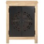 vidaXL Aparador de madera maciza de mango 60x35x75 cm