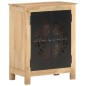 vidaXL Aparador de madera maciza de mango 60x35x75 cm