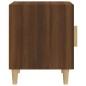 vidaXL Mesita de noche madera contrachapada color roble marrón vidaXL Mesita de noche madera contrachapada color roble marrón