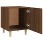 vidaXL Mesita de noche madera contrachapada color roble marrón vidaXL Mesita de noche madera contrachapada color roble marrón