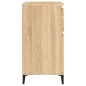 vidaXL Aparador de madera contrachapada roble Sonoma 60x35x70 cm