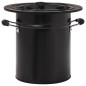 vidaXL Cocina de leña para camping acero negro 50x33,5x30,5 cm vidaXL Cocina de leña para camping acero negro 50x33,5x30,5 cm