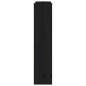 vidaXL Cubierta de radiador madera maciza de pino negro 210x21x85 cm vidaXL Cubierta de radiador madera maciza de pino negro 210x21x85 cm