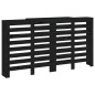 vidaXL Cubierta de radiador madera maciza de pino negro 210x21x85 cm vidaXL Cubierta de radiador madera maciza de pino negro 210x21x85 cm