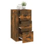 vidaXL Aparador madera contrachapada color roble ahumado 40x33x70 cm vidaXL Aparador madera contrachapada color roble ahumado 40x33x70 cm