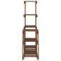 vidaXL Soporte para flores madera maciza de abeto 95x25x96 cm