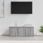 vidaXL Mueble de TV madera contrachapada gris Sonoma 80x34x30 cm vidaXL Mueble de TV madera contrachapada gris Sonoma 80x34x30 cm