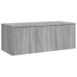 vidaXL Mueble de TV madera contrachapada gris Sonoma 80x34x30 cm vidaXL Mueble de TV madera contrachapada gris Sonoma 80x34x30 cm