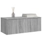 vidaXL Mueble de TV madera contrachapada gris Sonoma 80x34x30 cm vidaXL Mueble de TV madera contrachapada gris Sonoma 80x34x30 cm