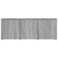 vidaXL Mueble de TV madera contrachapada gris Sonoma 80x34x30 cm vidaXL Mueble de TV madera contrachapada gris Sonoma 80x34x30 cm