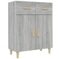 vidaXL Aparador de madera contrachapada gris Sonoma 69,5x34x89 cm vidaXL Aparador de madera contrachapada gris Sonoma 69,5x34x89 cm
