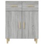 vidaXL Aparador de madera contrachapada gris Sonoma 69,5x34x89 cm vidaXL Aparador de madera contrachapada gris Sonoma 69,5x34x89 cm
