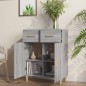 vidaXL Aparador de madera contrachapada gris Sonoma 69,5x34x89 cm vidaXL Aparador de madera contrachapada gris Sonoma 69,5x34x89 cm