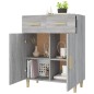 vidaXL Aparador de madera contrachapada gris Sonoma 69,5x34x89 cm vidaXL Aparador de madera contrachapada gris Sonoma 69,5x34x89 cm