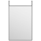 vidaXL Espejo de puerta cristal y aluminio negro 40x60 cm vidaXL Espejo de puerta cristal y aluminio negro 40x60 cm