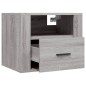vidaXL Mesitas de noche de pared 2 uds gris Sonoma 50x36x40 cm vidaXL Mesitas de noche de pared 2 uds gris Sonoma 50x36x40 cm