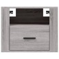 vidaXL Mesitas de noche de pared 2 uds gris Sonoma 50x36x40 cm vidaXL Mesitas de noche de pared 2 uds gris Sonoma 50x36x40 cm