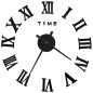 vidaXL Reloj 3D de pared con diseño moderno negro 100 cm XXL vidaXL Reloj 3D de pared con diseño moderno negro 100 cm XXL