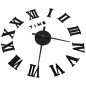 vidaXL Reloj 3D de pared con diseño moderno negro 100 cm XXL vidaXL Reloj 3D de pared con diseño moderno negro 100 cm XXL