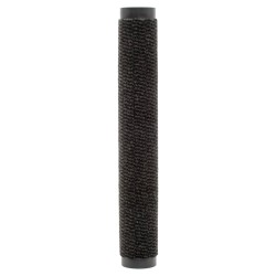 vidaXL Felpudo de nudo negro 60x180 cm