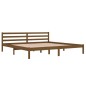 vidaXL Estructura de cama madera maciza de pino marrón miel 200x200 cm vidaXL Estructura de cama madera maciza de pino marrón miel 200x200 cm