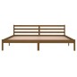 vidaXL Estructura de cama madera maciza de pino marrón miel 200x200 cm vidaXL Estructura de cama madera maciza de pino marrón miel 200x200 cm