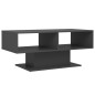 vidaXL Mesa de centro madera contrachapada gris 103,5x50x44,5 cm vidaXL Mesa de centro madera contrachapada gris 103,5x50x44,5 cm