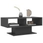 vidaXL Mesa de centro madera contrachapada gris 103,5x50x44,5 cm vidaXL Mesa de centro madera contrachapada gris 103,5x50x44,5 cm