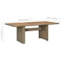 vidaXL Set comedor de jardín 7 piezas y cojines ratán sintético marrón vidaXL Set comedor de jardín 7 piezas y cojines ratán sintético marrón