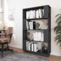 vidaXL Estantería/divisor de espacios madera de pino gris 80x25x132 cm vidaXL Estantería/divisor de espacios madera de pino gris 80x25x132 cm