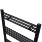 vidaXL Radiador toallero de baño recto negro 600 x 764 mm vidaXL Radiador toallero de baño recto negro 600 x 764 mm