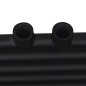 vidaXL Radiador toallero de baño recto negro 600 x 764 mm vidaXL Radiador toallero de baño recto negro 600 x 764 mm