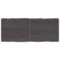 vidaXL Tablero mesa madera tratada borde vivo marrón 120x50x(2-4) cm vidaXL Tablero mesa madera tratada borde vivo marrón 120x50x(2-4) cm