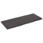 vidaXL Tablero mesa madera tratada borde vivo marrón 120x50x(2-4) cm vidaXL Tablero mesa madera tratada borde vivo marrón 120x50x(2-4) cm