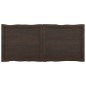 vidaXL Tablero mesa madera tratada borde vivo marrón 120x50x(2-4) cm vidaXL Tablero mesa madera tratada borde vivo marrón 120x50x(2-4) cm
