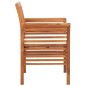 vidaXL Sillas de comedor de jardín 4 uds con cojines madera de acacia vidaXL Sillas de comedor de jardín 4 uds con cojines madera de acacia