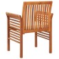 vidaXL Sillas de comedor de jardín 4 uds con cojines madera de acacia vidaXL Sillas de comedor de jardín 4 uds con cojines madera de acacia