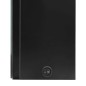 vidaXL Armario de baño con espejo LED negro brillante 50x13x70 cm