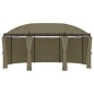 vidaXL Cenador con cortinas gris taupe 180g/m² 520x349x255 cm