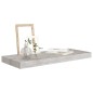 vidaXL Estantes flotantes pared 2 uds MDF gris hormigón 60x23,5x3,8 cm vidaXL Estantes flotantes pared 2 uds MDF gris hormigón 60x23,5x3,8 cm