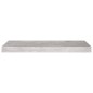 vidaXL Estantes flotantes pared 2 uds MDF gris hormigón 60x23,5x3,8 cm vidaXL Estantes flotantes pared 2 uds MDF gris hormigón 60x23,5x3,8 cm