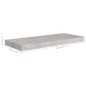 vidaXL Estantes flotantes pared 2 uds MDF gris hormigón 60x23,5x3,8 cm vidaXL Estantes flotantes pared 2 uds MDF gris hormigón 60x23,5x3,8 cm