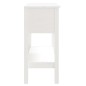 vidaXL Mesa consola de madera maciza de pino blanco 75x35x75 cm vidaXL Mesa consola de madera maciza de pino blanco 75x35x75 cm